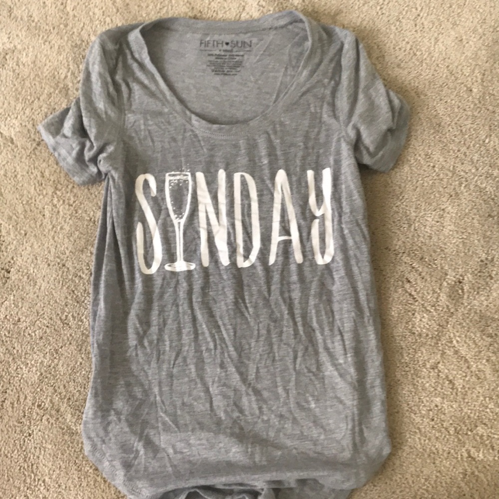 Sunday champagne tee